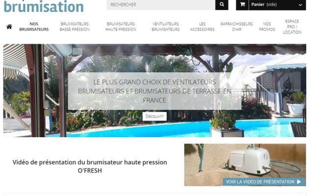 Pour votre brumisation, pensez à O’fresh !