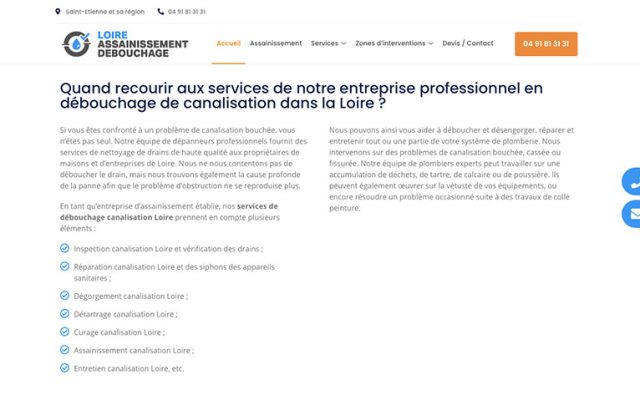 Assainissement Débouchage